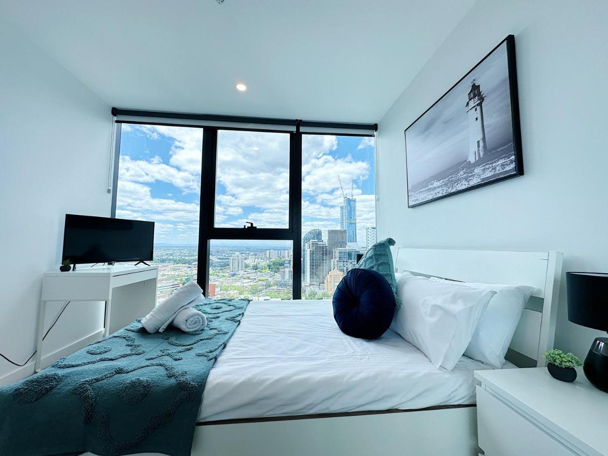 Beautiful Skyview Cbd Highrise 3Beds With Carpark Available Lejlighed Melbourne Eksteriør billede