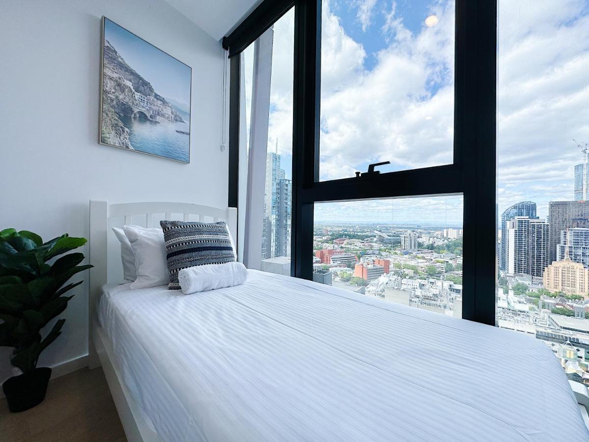 Beautiful Skyview Cbd Highrise 3Beds With Carpark Available Lejlighed Melbourne Eksteriør billede