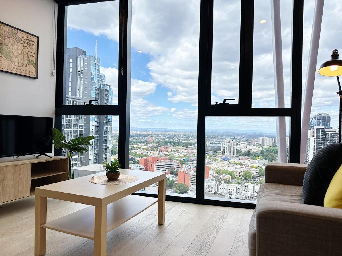 Beautiful Skyview Cbd Highrise 3Beds With Carpark Available Lejlighed Melbourne Eksteriør billede