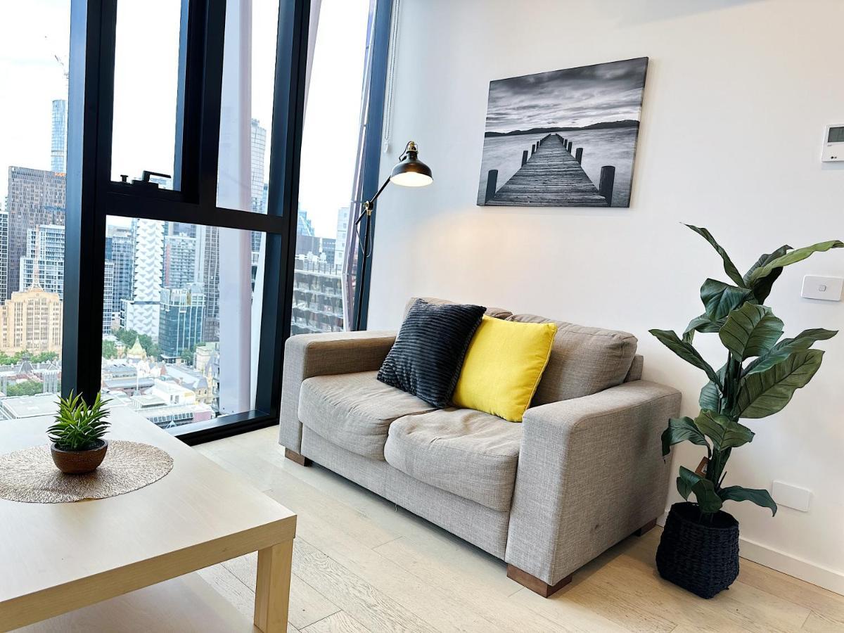 Beautiful Skyview Cbd Highrise 3Beds With Carpark Available Lejlighed Melbourne Eksteriør billede