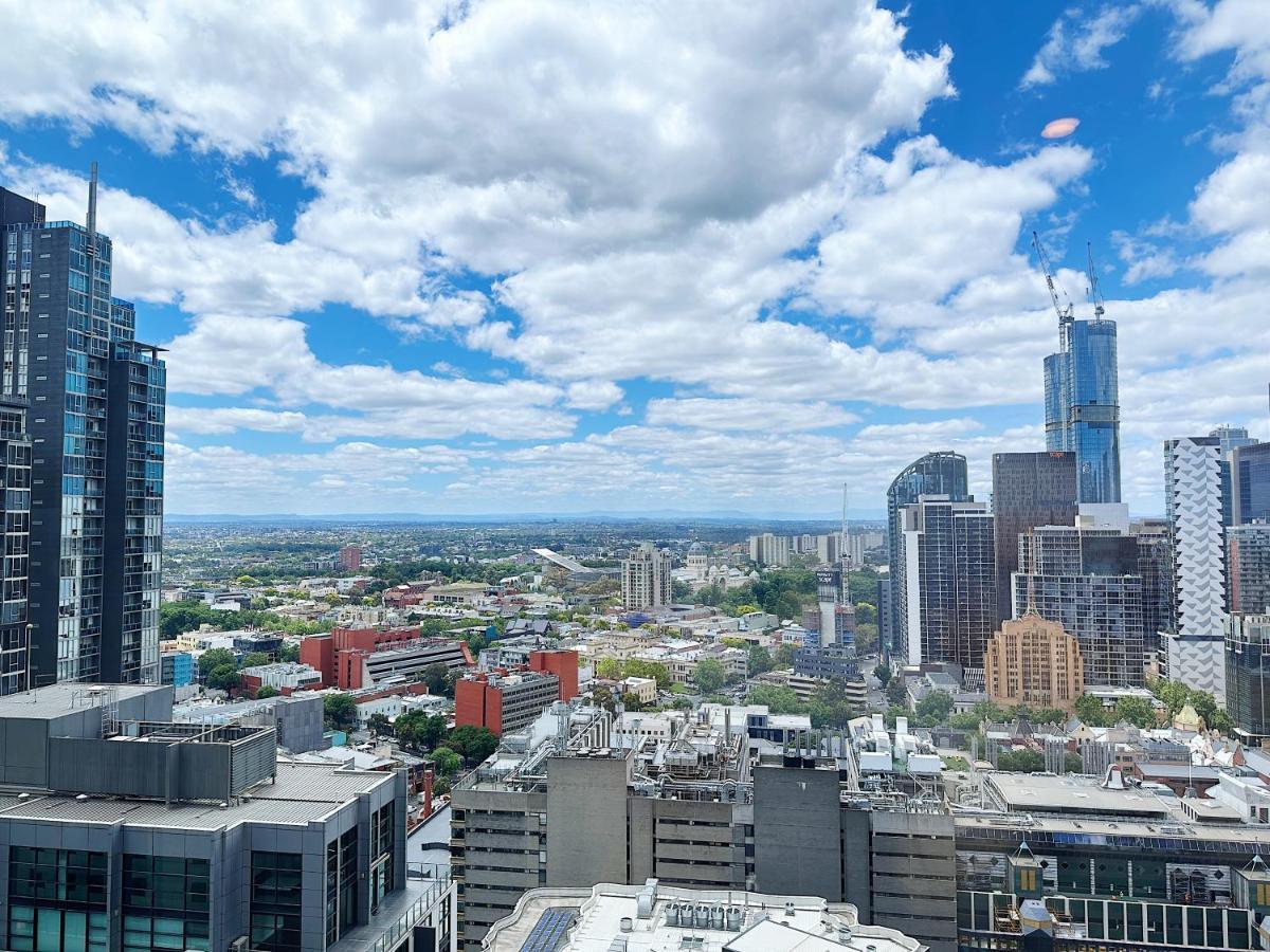 Beautiful Skyview Cbd Highrise 3Beds With Carpark Available Lejlighed Melbourne Eksteriør billede